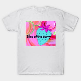 Strawberry - slice of the berry bright T-shirt  mug coffee mug apparel sticker hoodie T-Shirt